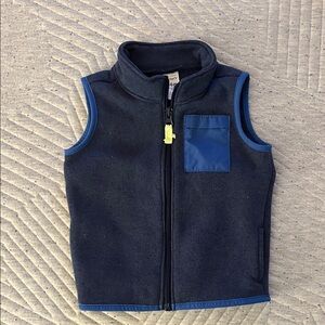 Carter’s Navy Blue Fleece Vest, size 24mo